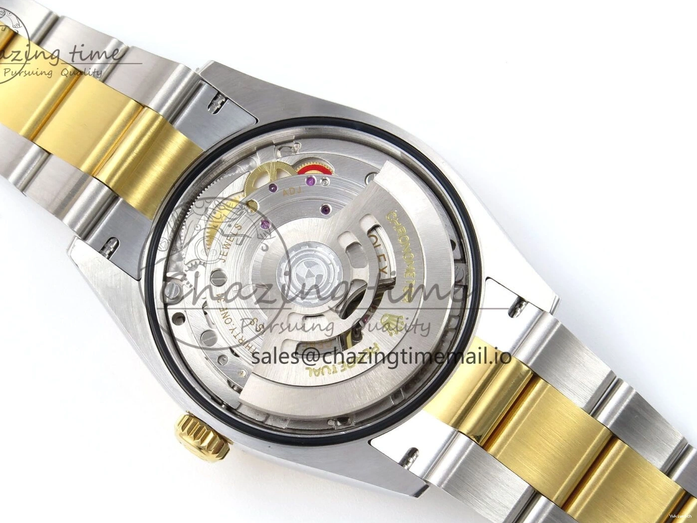 YG Textured Diamonds 126283RBR Dial YG Oyster EWEF SS Best Edition DateJust A3235 Bracelet on 36 0420